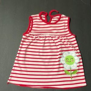Red Striped Flower Sundress
